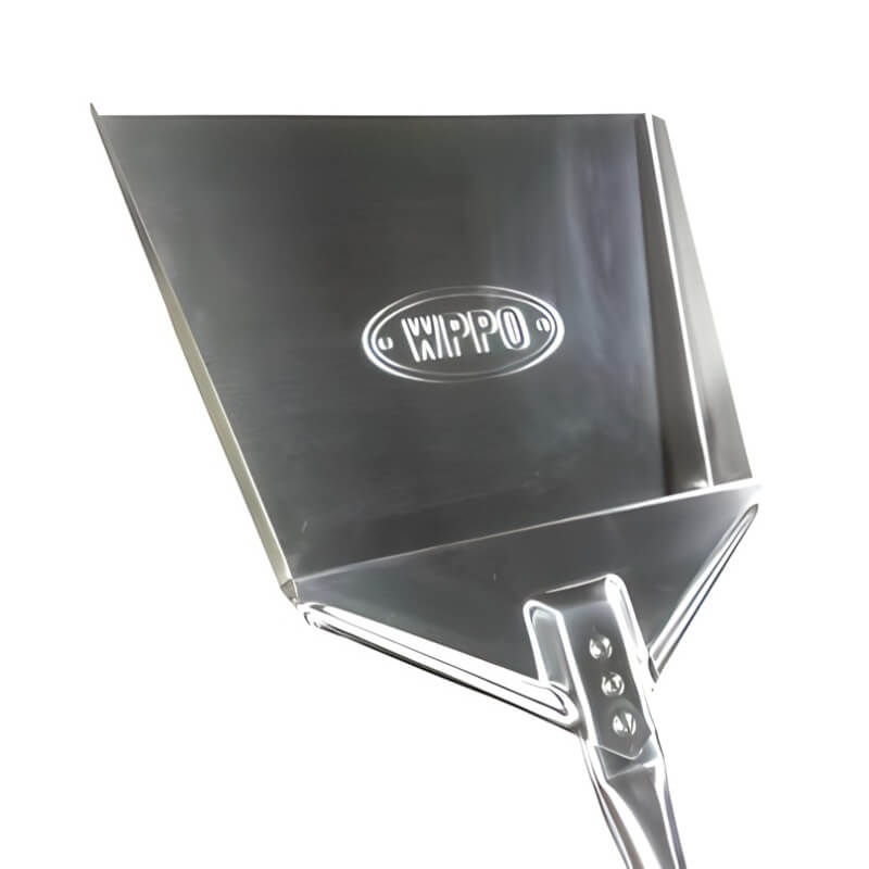 WPPO 45-Inch Stainless Steel Ash Shovel for Wood-Fired Ovens | With WPPO Logo