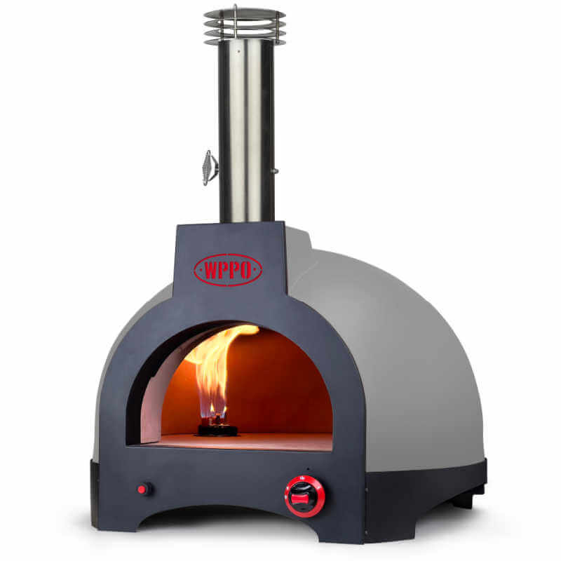 WPPO Infinity 50-Inch Wood/Gas Hybrid Pizza Oven | Gas Burner