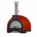 WPPO Infinity 66-Inch Wood/Gas Hybrid Pizza Oven | Ruby Red