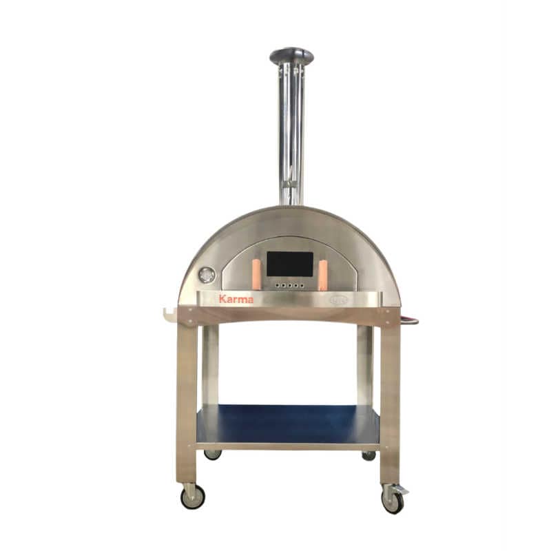 WPPO Karma 42 Inch Wood Fired Pizza Oven w/ Cart