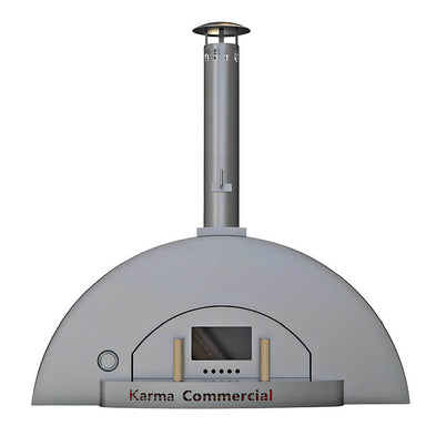 WPPO Karma 55 Inch Commercial Stainless Steel Wood Fired Pizza Oven