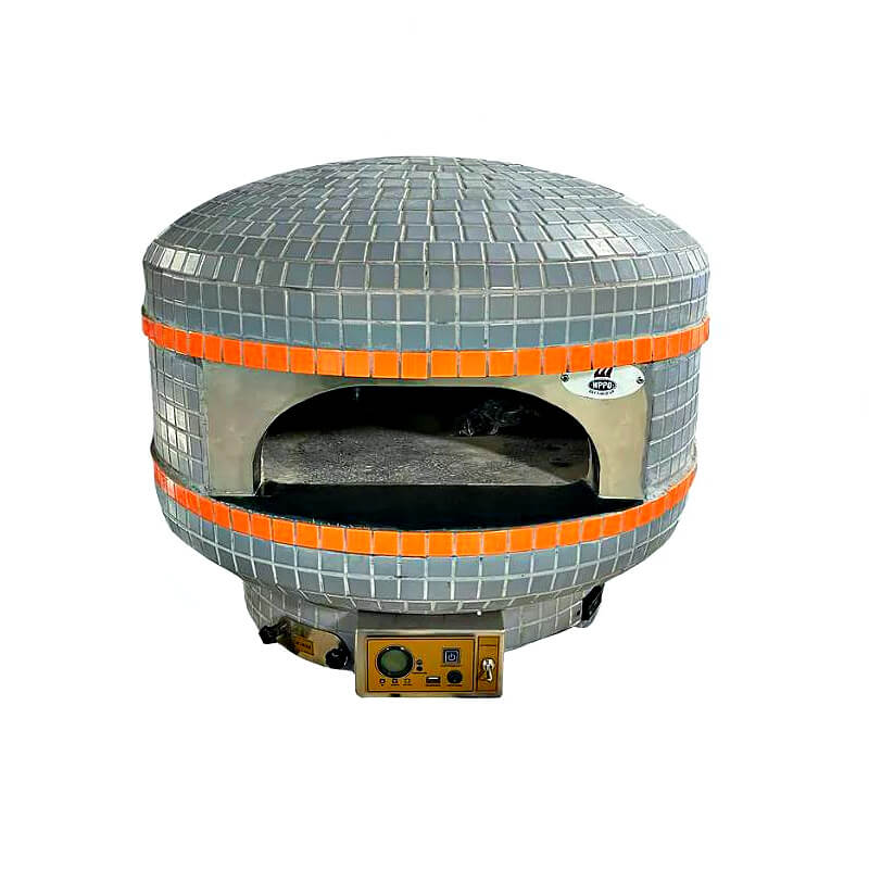 WPPO Lava 28-Inch Wood Fire Pizza Oven | Mosaic Tile