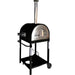 WPPO Traditional Black 25-Inch Dual Fueled Pizza Oven With Gas Attachment