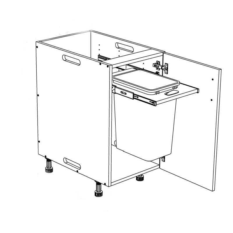 Weatherstrong Trash Single Door | Right Hinge