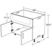 Weatherstrong 50-Inch Surf Grill Cabinet Dimensions