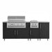 Weatherstrong Grill Island - Miami Door Style & Pitch Black