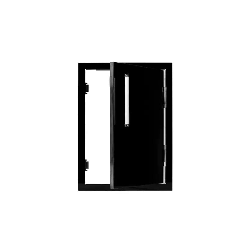 Whistler 17-Inch Black Vertical Door | Stainless Steel Handles