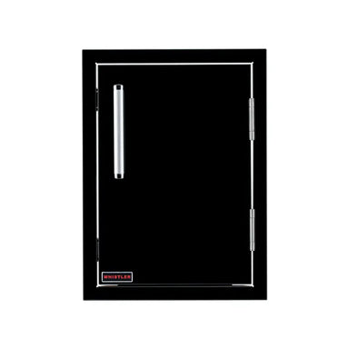 Whistler Black 17-Inch Stainless Steel Vertical Door