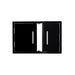 Whistler Black Double Door | Double Walled Build Quality