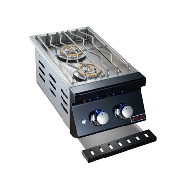 Whistler Black Double Side Burner | Grease Tray