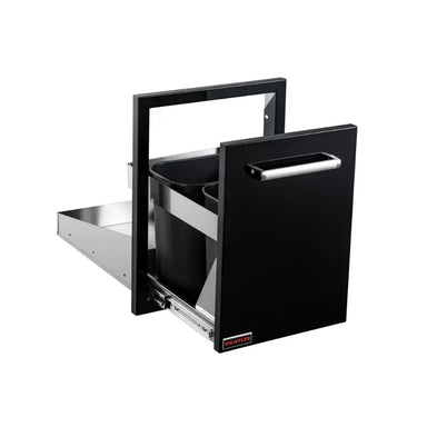 Whistler Black Trash Drawer | Includes Two Trash Bins