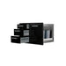 Whistler Black Triple Drawer & Trash Can Combo | Soft Closing Drawers