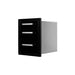 Whistler Black Triple Drawer | Enclosed Drawers