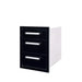 Whistler Triple Drawer | Black Finish 304 Stainless Steel