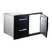 Whistler Black Door & Drawer Combo | Paper Towel Holder 