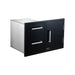 Whistler Black 33-Inch Door & Drawer Combo | Stainless Steel Handles