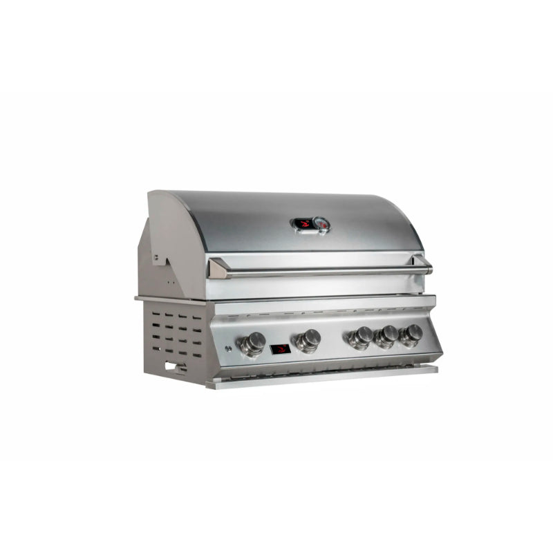 Whistler Built-In 4 Burner | Analog Temp Gauge on Grill Hood