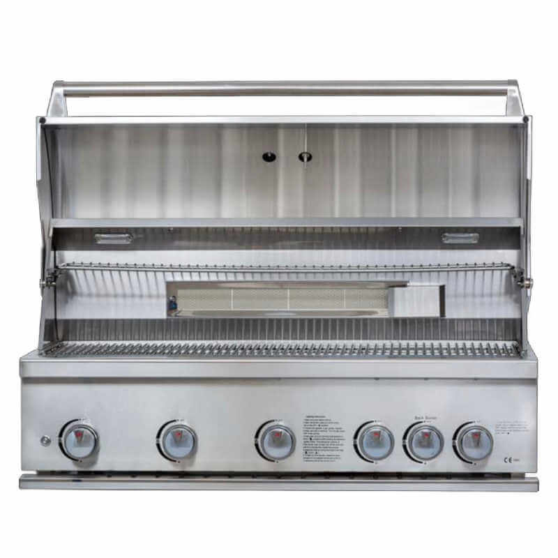 Whistler 5 Burner Built-In Gas Grill | Double Walled Grill Hood