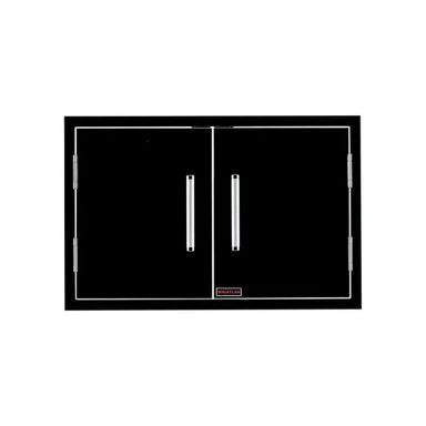 Whistler Double Door | Black 304 Stainless Steel