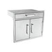 Whistler Double Door and Single Drawer Combo | Enclosed Utensil Drawer