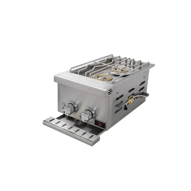 Whistler Double Side Burner Prime | Grease Tray