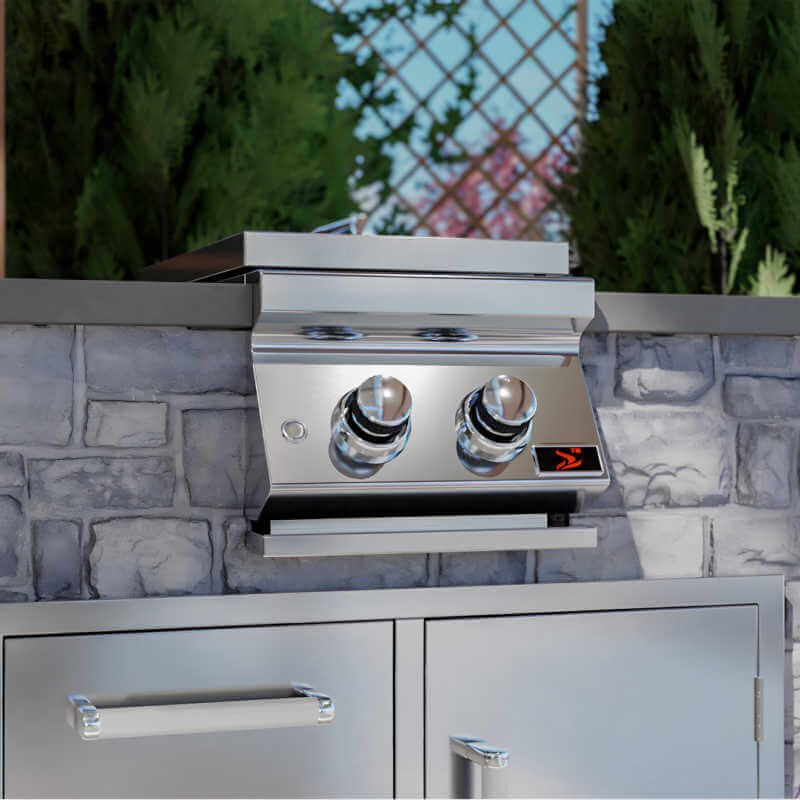 Whistler Double Side Burner | Built-In Installation