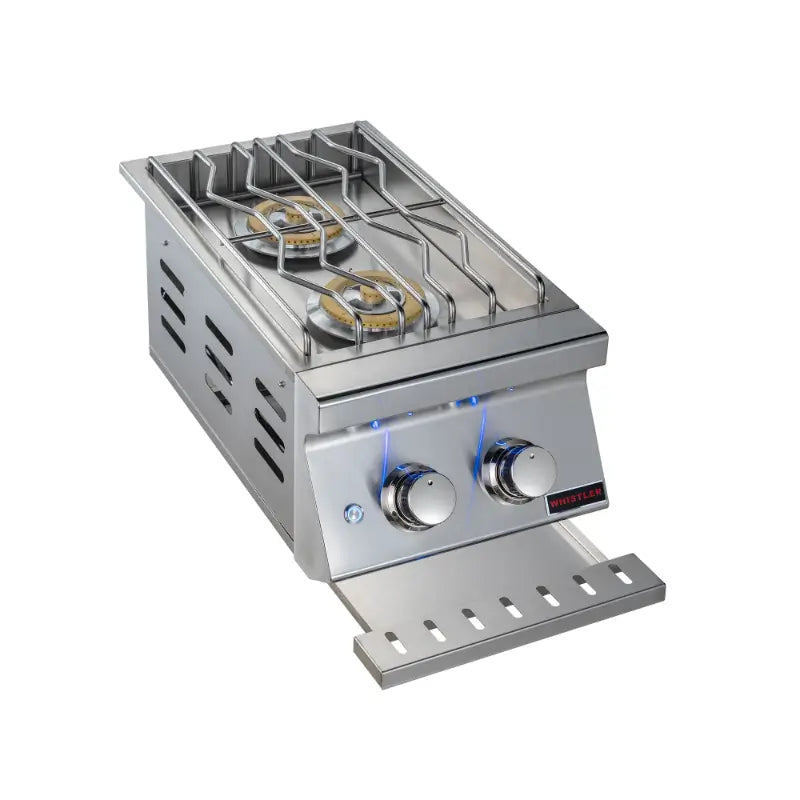 Whistler Double Side Burner | Grease Tray