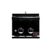 Whistler Black Double Side Burner Prime | Black Control Panel