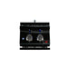 Whistler Black Double Side Burner | Blue LED Lights on Controls