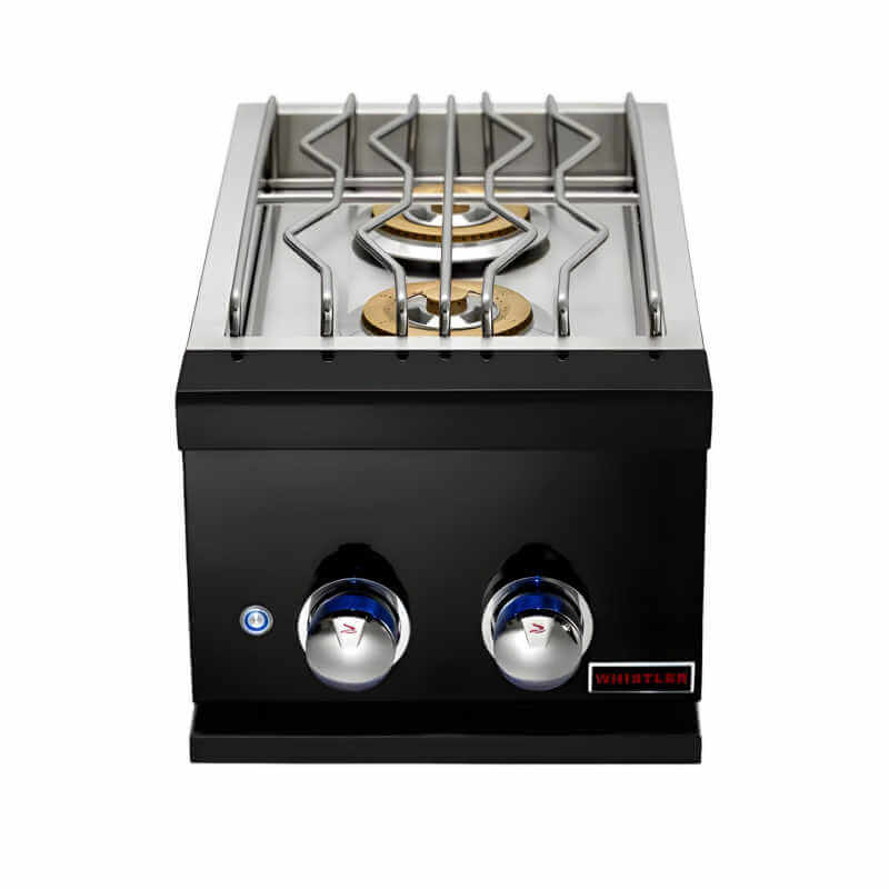 Whistler Black Double Side Burner Prime