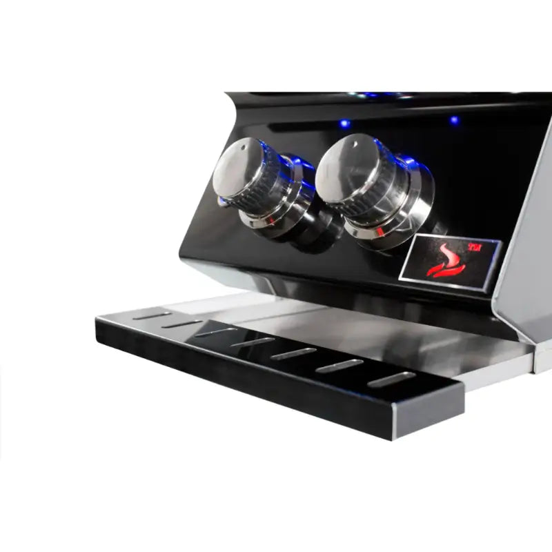 Whistler Double Side Burner | Black Control Panel