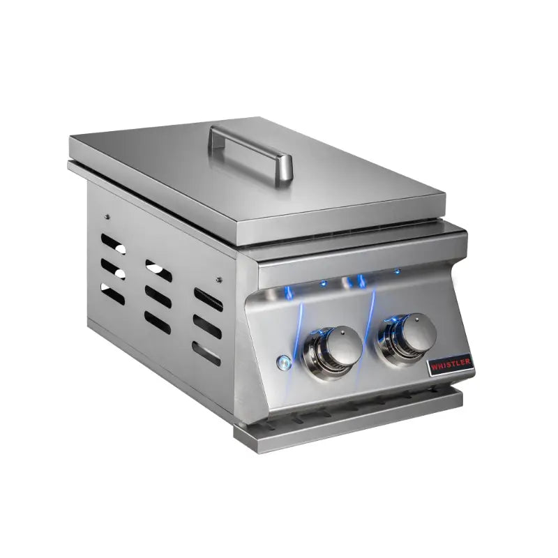 Whistler Double Side Burner | Stainless Steel Lid