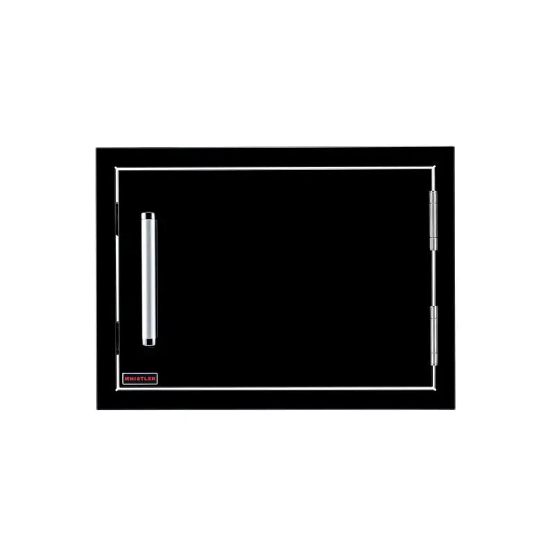 Whistler Horizontal Door | Black 304 Stainless Steel