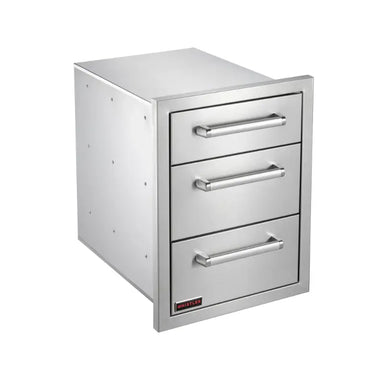 Whistler Triple Drawer | Stainless Steel 