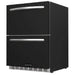 Wildfire 24 Inch 5.3 Cu. Ft. Double Drawer Outdoor Refrigerator w/ Black Sleeve