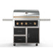 Wildfire Ranch Pro 36 Inch Black 304 Stainless Steel Freestanding Gas Grill - Brushed Bronze Accents