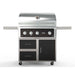 Wildfire Ranch Pro 36 Inch Black 304 Stainless Steel Freestanding Gas Grill - Brushed Stainless Accents