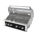Wildfire Ranch Pro 42 Inch Black 304 Stainless Steel Built In Gas Grill | Hood Opened
