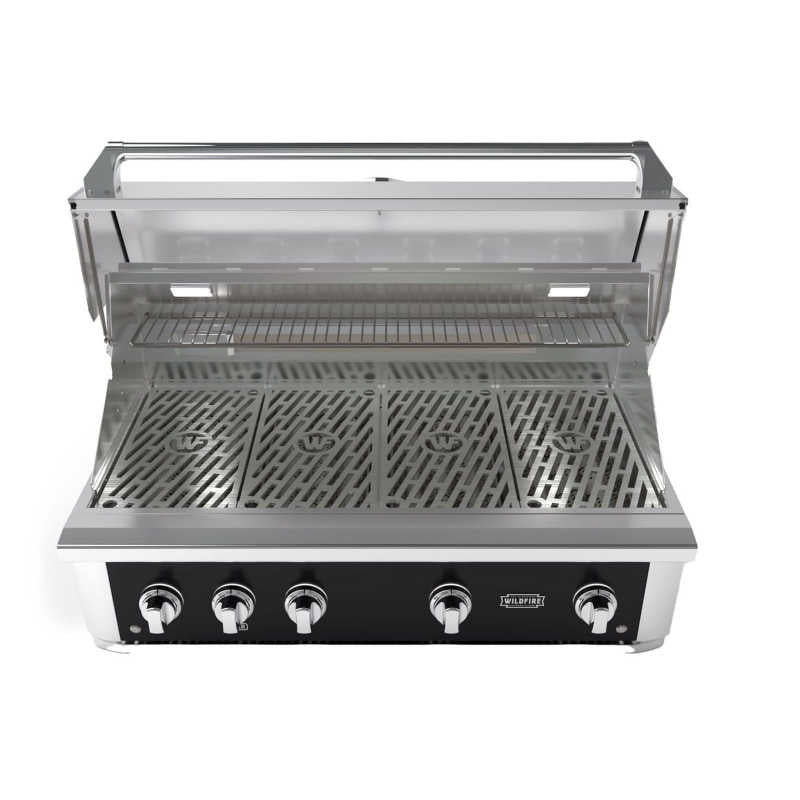 Wildfire Ranch Pro 42 Inch Black 304 Stainless Steel Built In Gas Grill | Laser Cut Grates