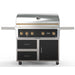 Wildfire Ranch Pro 42 Inch Black 304 Stainless Steel Freestanding Gas Grill - Brushed Bronze Accents