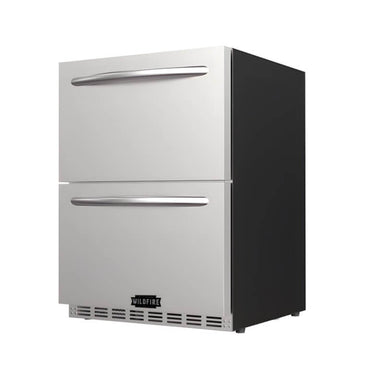 Wildfire 24 Inch Double Drawer Refrigerator | Front Ventilation