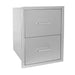 Wildfire 16 X 22 304 SS Double Drawer | 304 Stainless Steel
