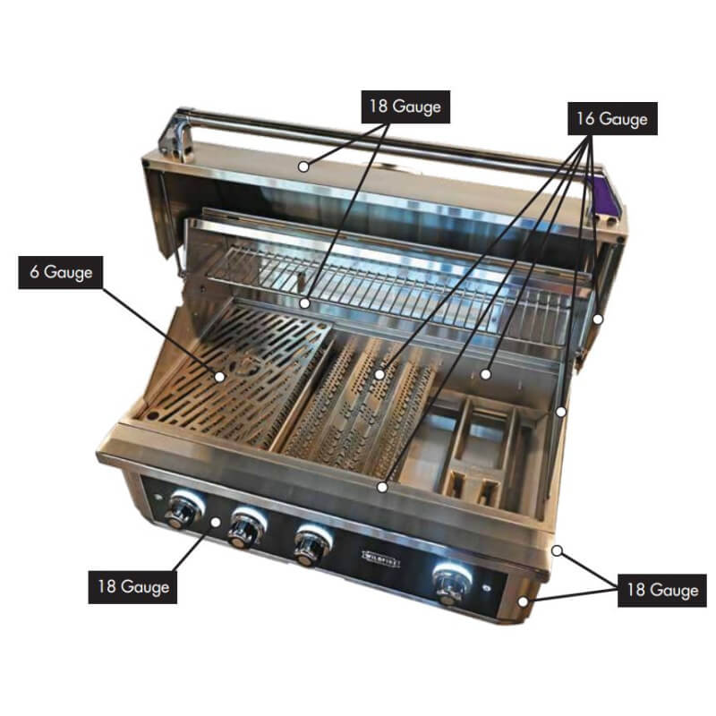 Wildfire Ranch Pro Gas Grill | Stainless Steel Build Quality