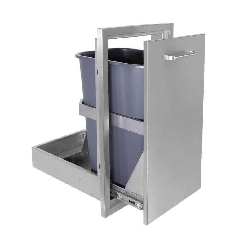 Wildfire 14 X 26 304 SS Pull Out Trash Drawer | 304 Stainless Steel