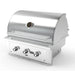 Wildfire Ranch Pro 30 Inch 304 Stainless Steel Built-In Gas Grill | Angled View