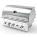 Wildfire Ranch Pro 36 Inch 304 Stainless Steel Built In Gas Grill | Angled View