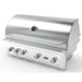 Wildfire Ranch Pro 42 Inch 304 Stainless Steel Built In Gas Grill | Angled View
