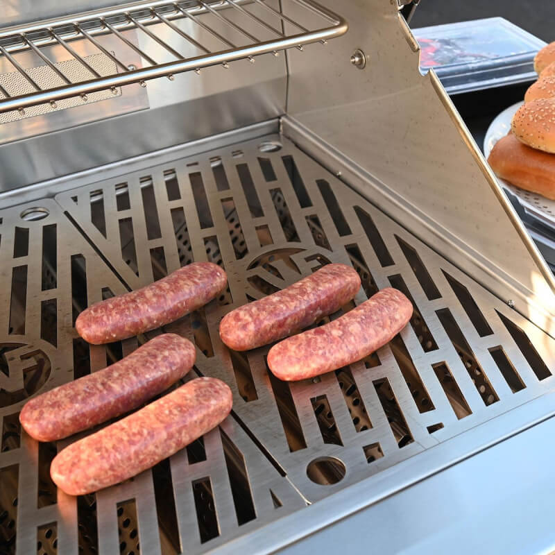 Wildfire Ranch Pro Gas Grill | Grilling Sausage