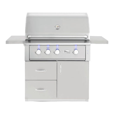 American Made Grills Alturi 36 Inch Freestanding Gas Grill With Rotisserie