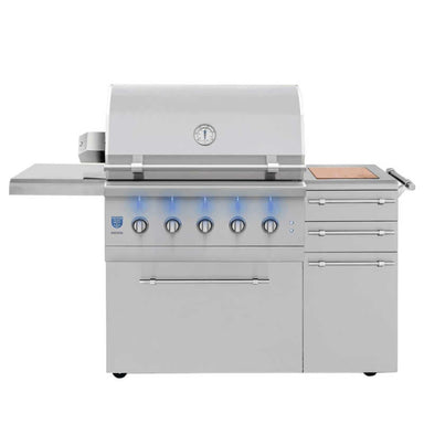 American Made Grills Encore 36 Inch Hybrid Freestanding Grill